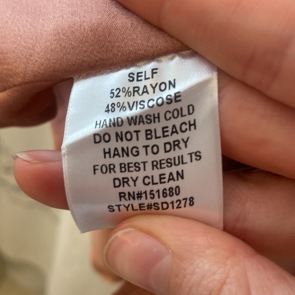 Revolve Backless Cut Out Rose Gold Pink Summer Dress - Picture 9 of 9